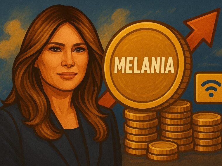 melania memecoin wintermute collab token move image