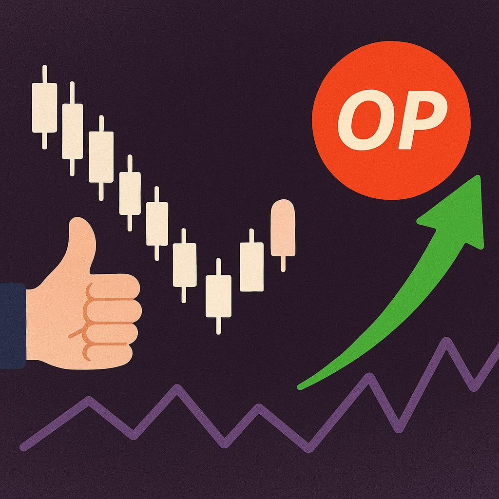 Optimism (OP) koers beweegt omhoog na sterke technische signalen