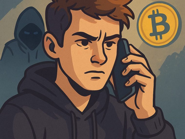 sim swap fraud cartoon bitcoin hacker