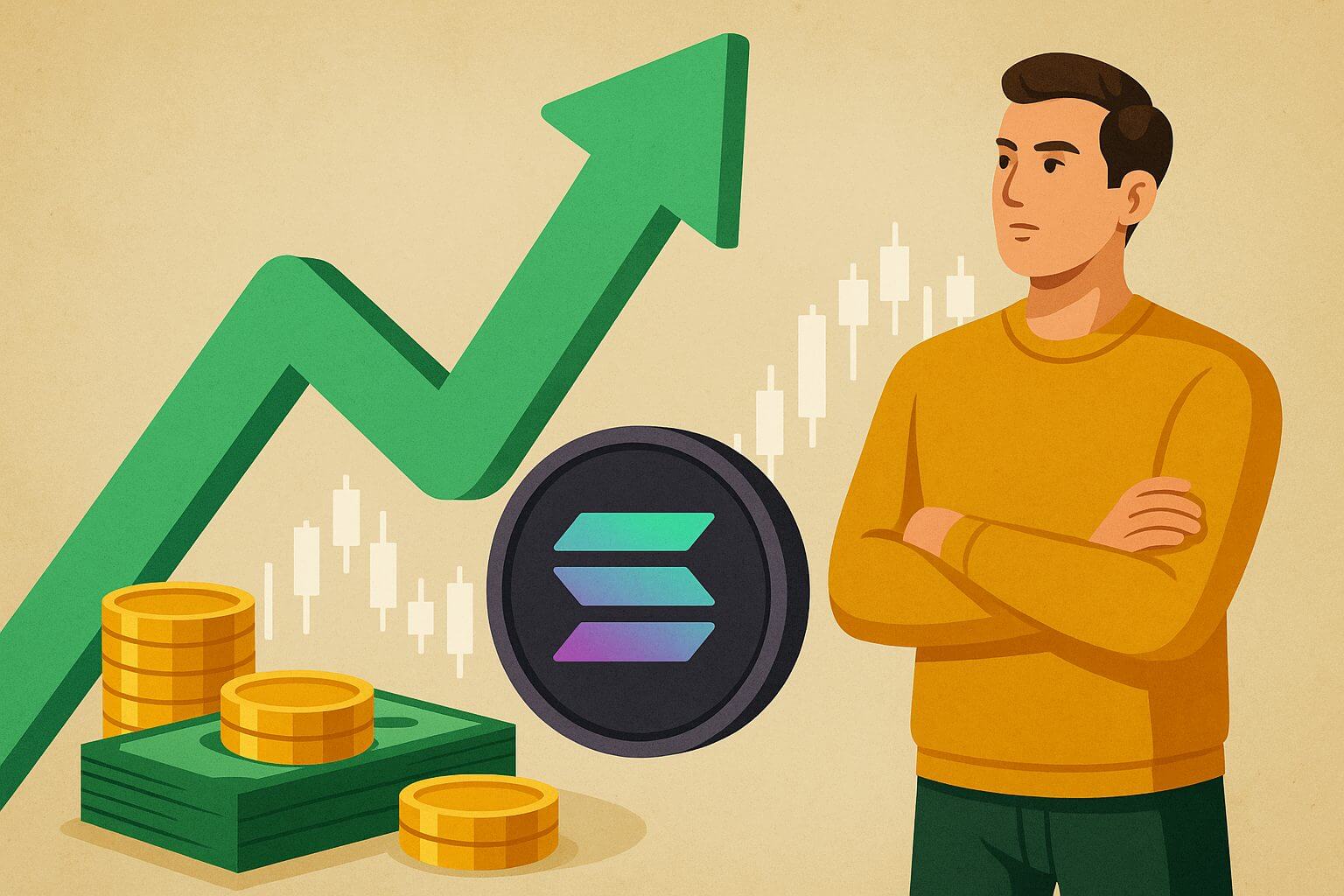 SOL stijgt 8% maar analisten verwachten dip richting support
