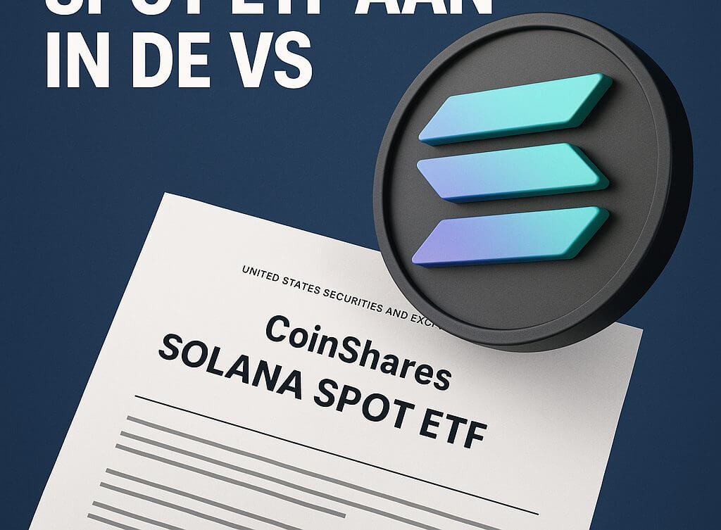 CoinShares dient Solana spot ETF aanvraag in bij SEC