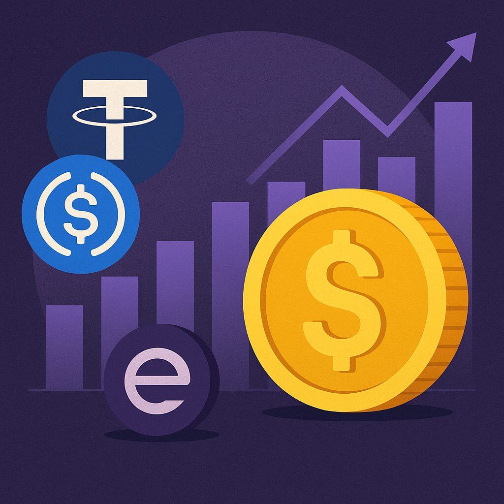 Yield bearing stablecoins winnen terrein in $250 miljard markt