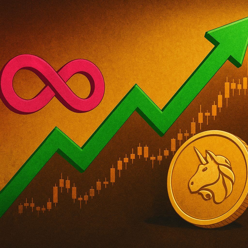 Uniswap koers positief ondanks dalende markt