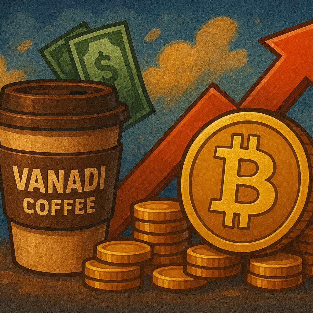 Spaanse koffieketen Vanadi investeert $1,1 miljard in Bitcoin