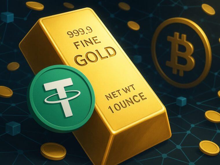 xaut0 goudtoken tether op ton blockchain