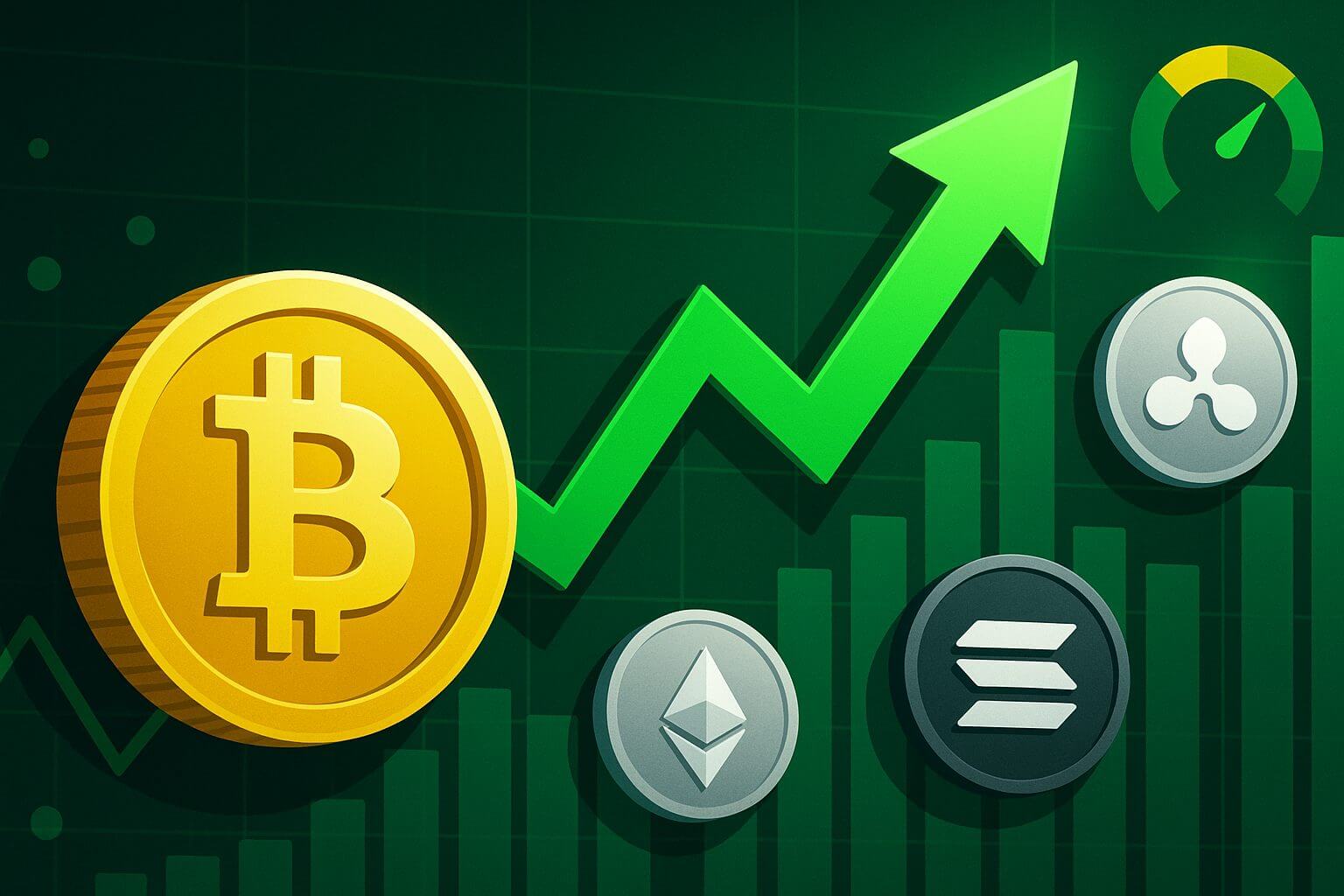 Markt explodeert: Bitcoin koers breekt uit, altcoins volgen met forse winsten