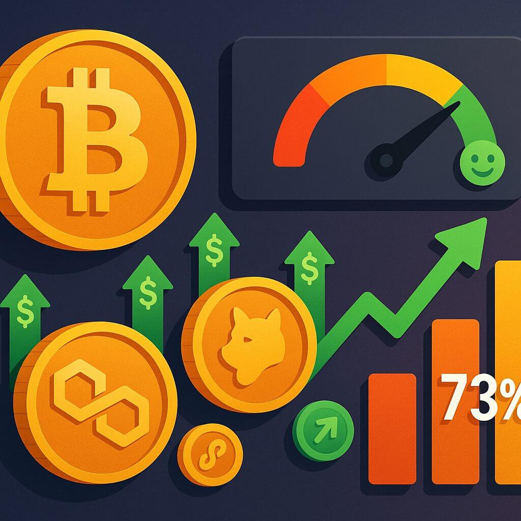 Bitcoin koers zijwaarts, POL en CRO stelen de show