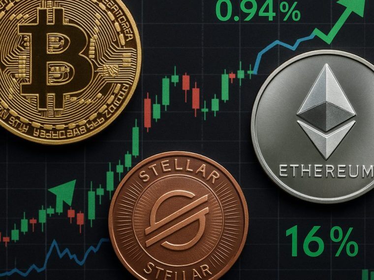 Bitcoin stabiel, Stellar (XLM) verrast met grootste sprong van de dag