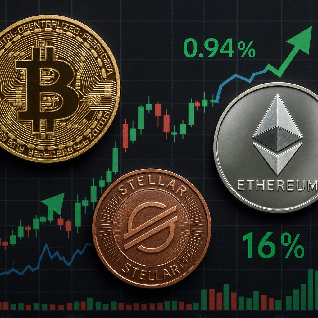 Bitcoin stabiel, Stellar (XLM) verrast met grootste sprong van de dag