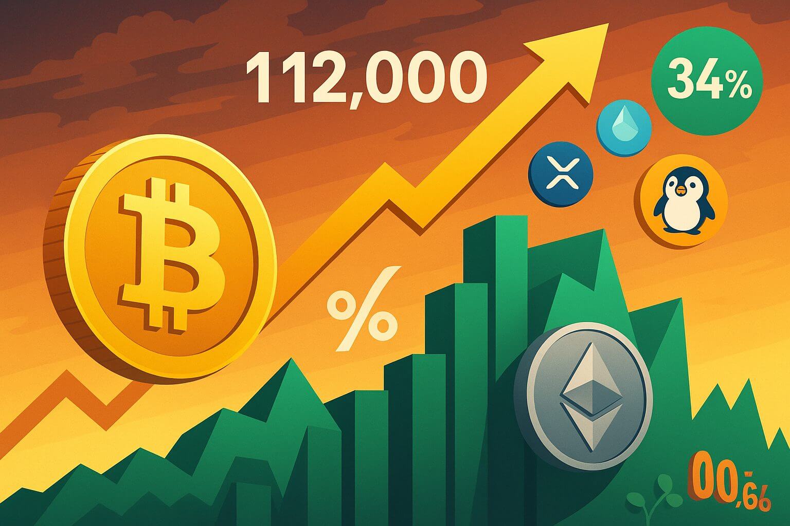 Nieuwe all time high voor Bitcoin, altcoins koersen volgen stevig mee