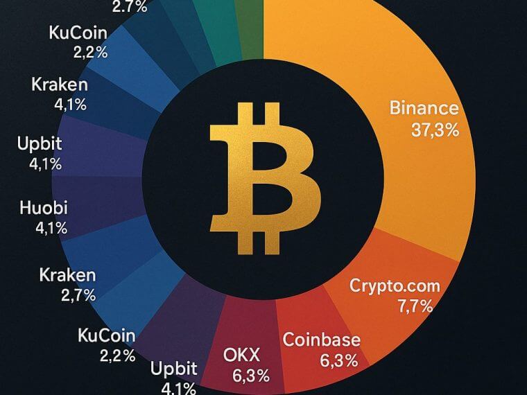 Share binance bitcoin trading volume leads 2025 h1