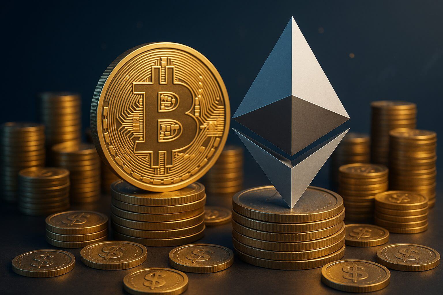 Beleggers storten miljarden in crypto, Ethereum breekt records
