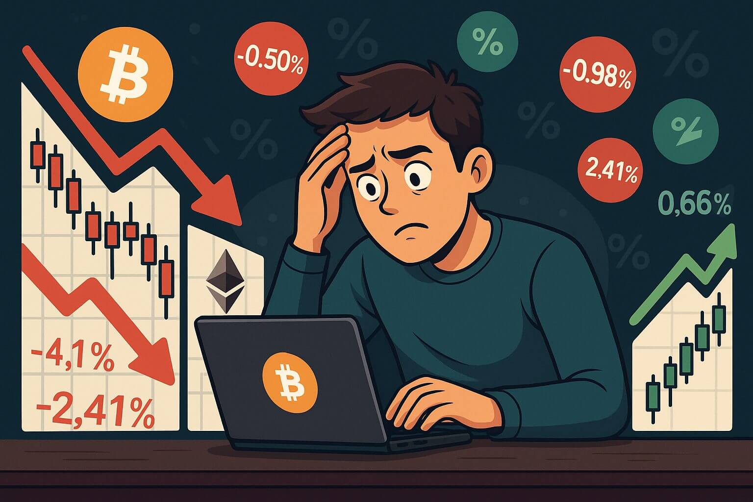 Solana en Dogecoin in de min, Bonk verrast met forse stijging