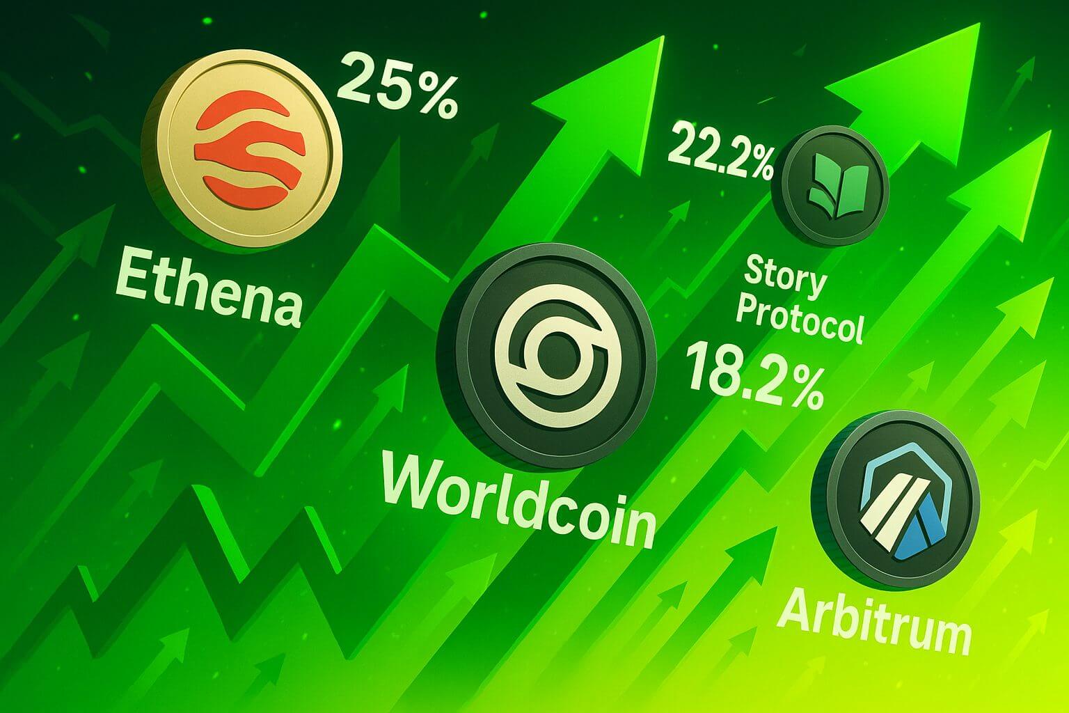 Top 10 snelst stijgende crypto’s van vandaag