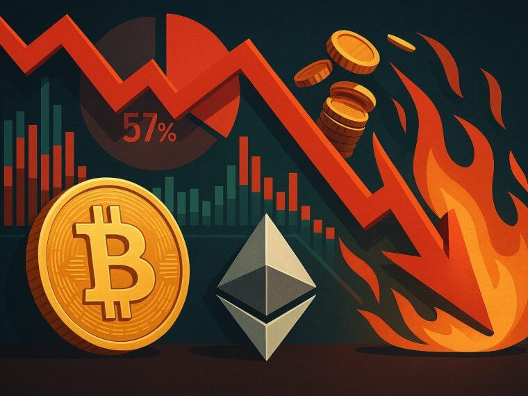 bitcoin ethereum market volatility liquidations