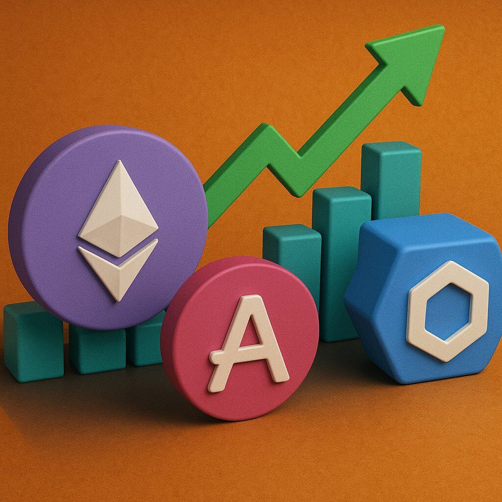 DeFi komt tot leven: LINK, ETH en AAVE tonen kracht