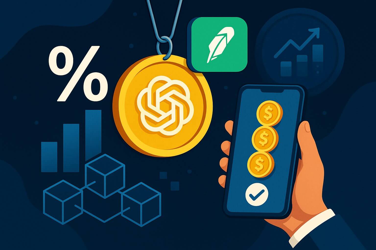 Robinhood test aandelen van OpenAI als tokens op Arbitrum