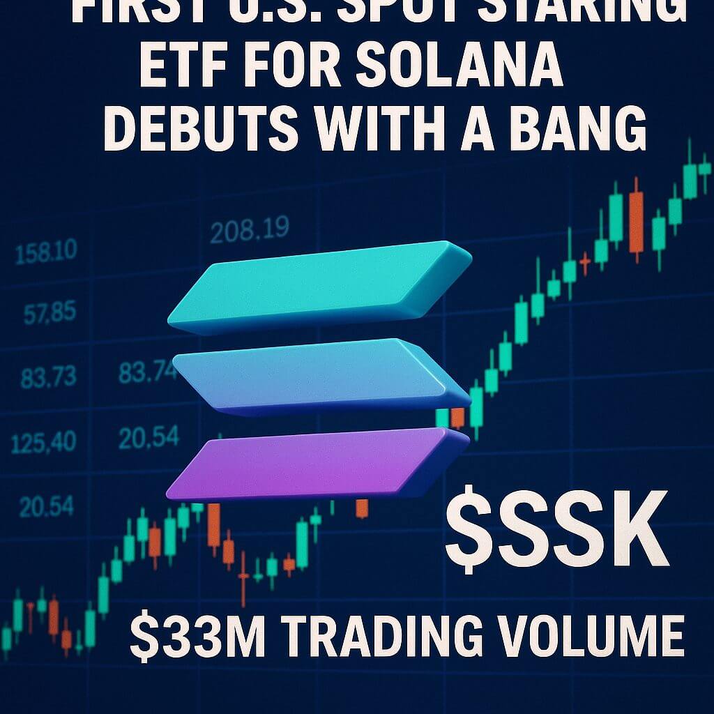 Eerste Solana staking ETF in VS breekt records bij lancering
