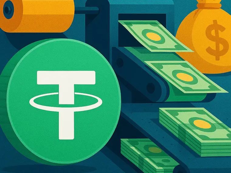 tether mint op tron en ethereum 8 miljard