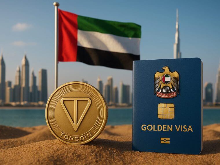 toncoin uae golden visa crypto deal
