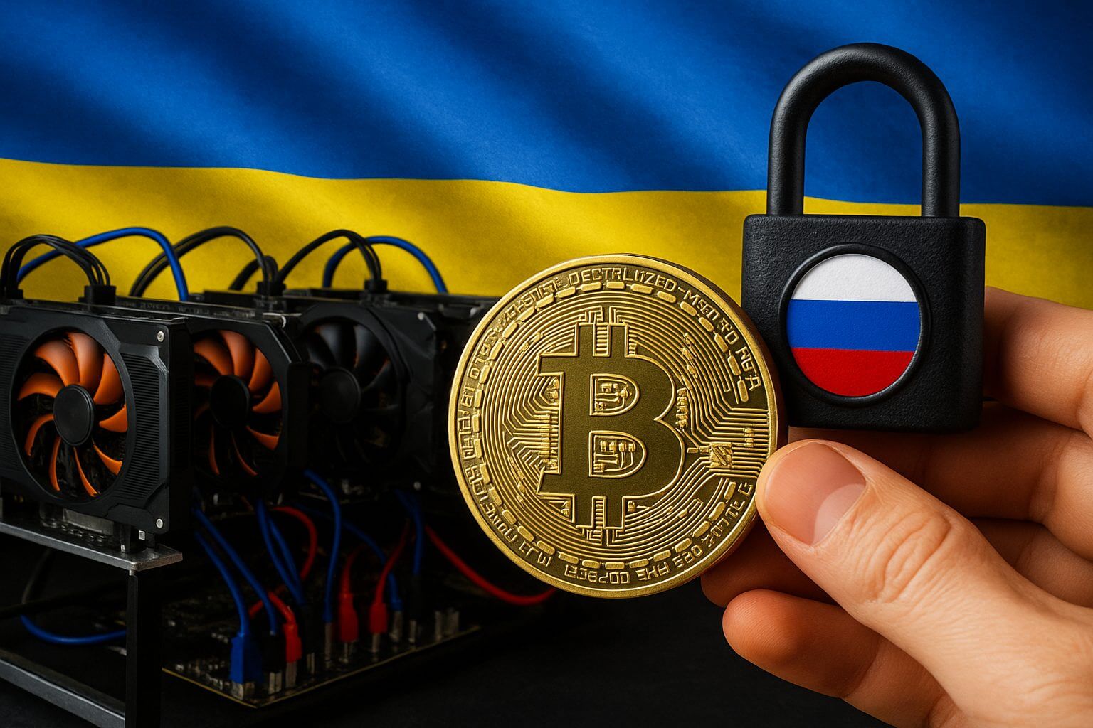 Oekraïne legt sancties op aan Russische crypto netwerken