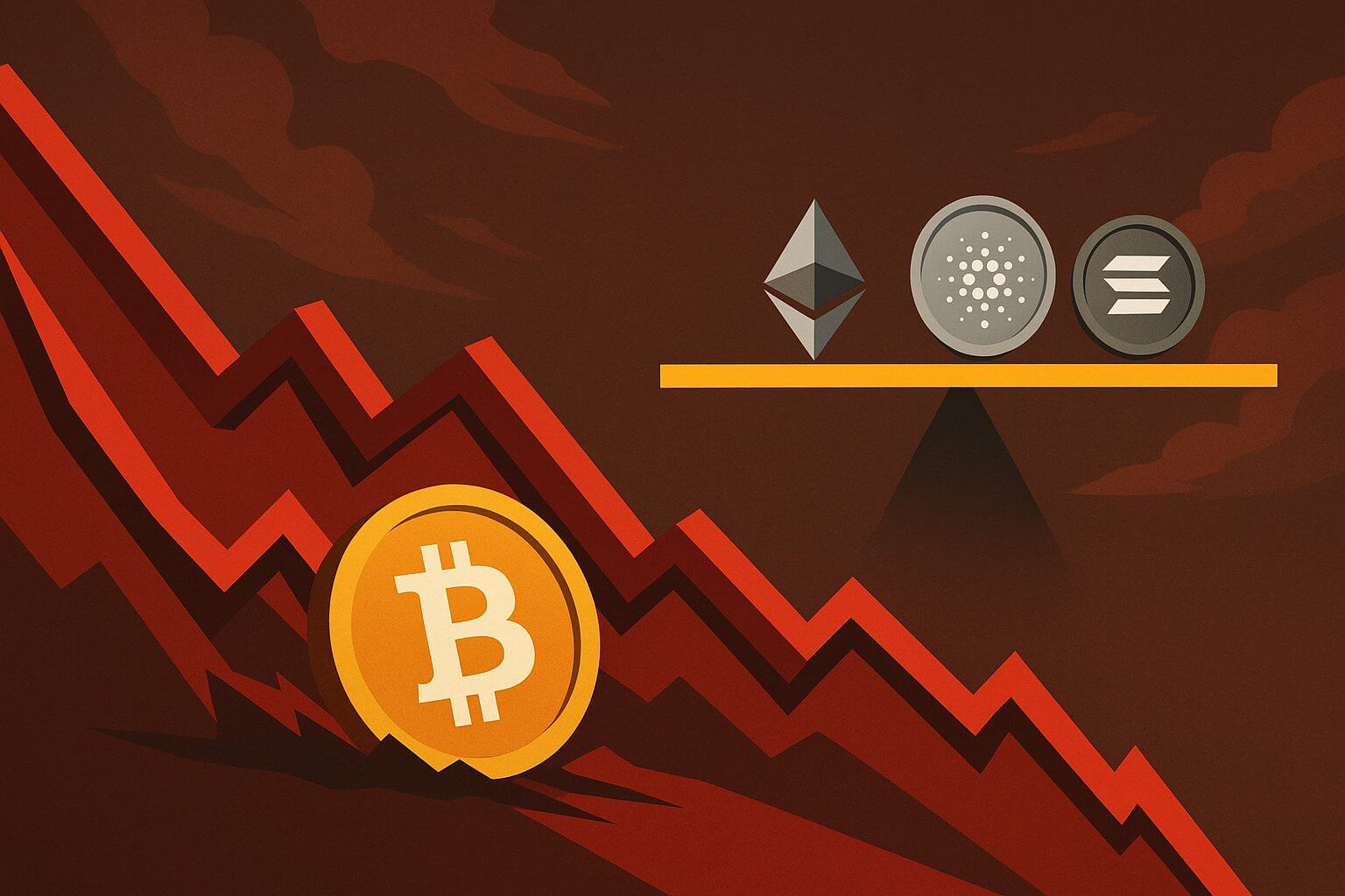 Bitcoin daalt, altcoins wankelen en traders verliezen massaal geld