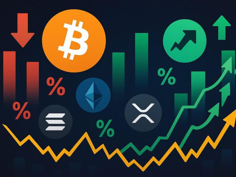 Bitcoin koers blijft stabiel terwijl altcoins wisselend presteren