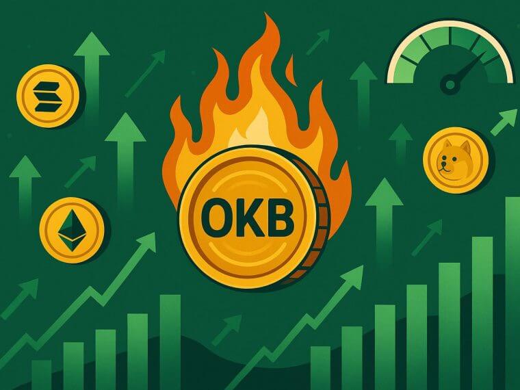 OKB koers schiet omhoog, memecoins en Solana profiteren mee