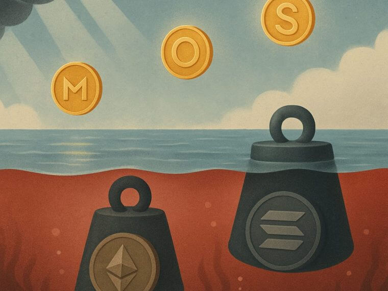 Rustige dag op de crypto markt, maar Solana en Ethereum dalen