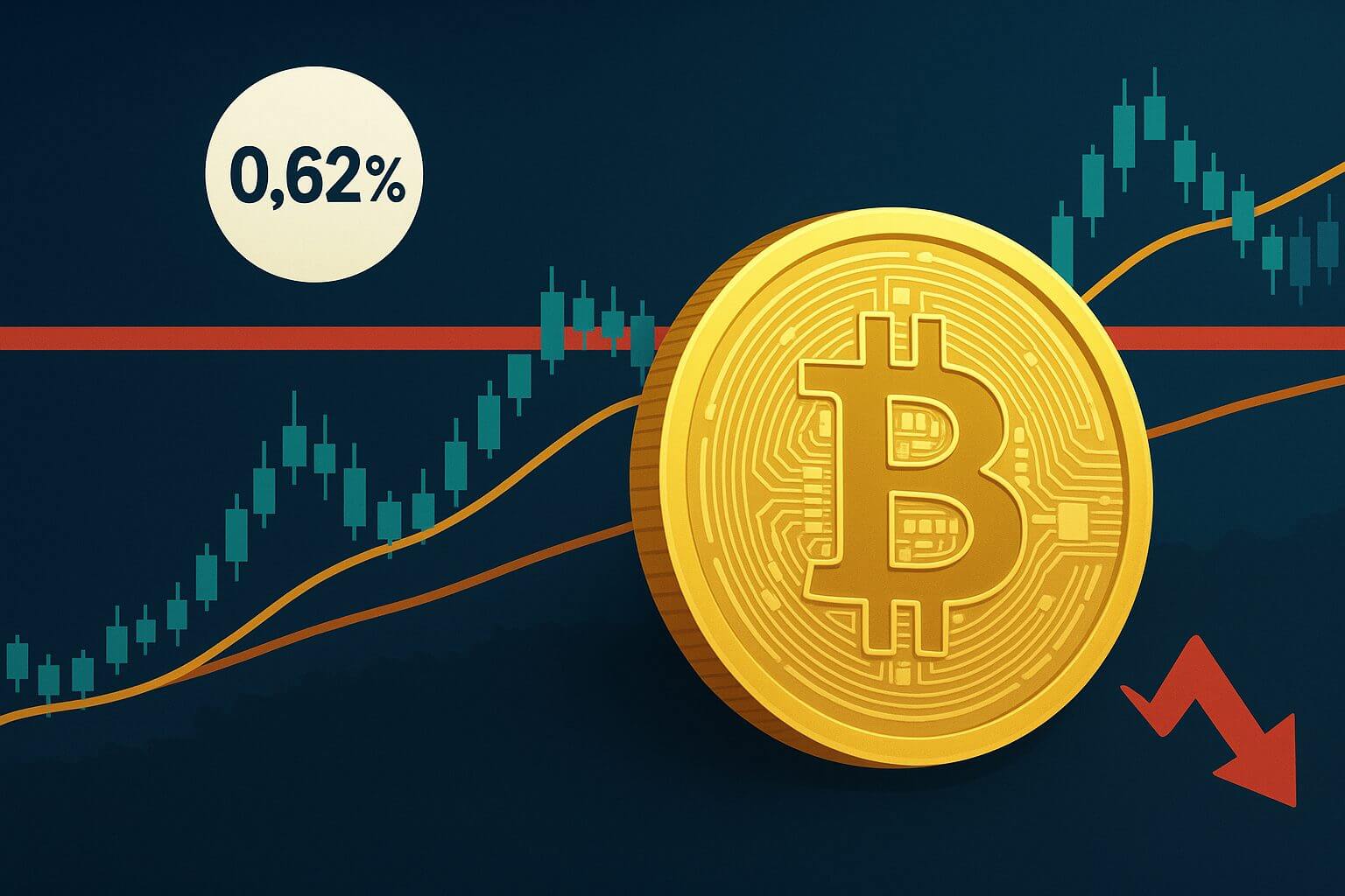 Belangrijk prijsgebied houdt Bitcoin onder druk