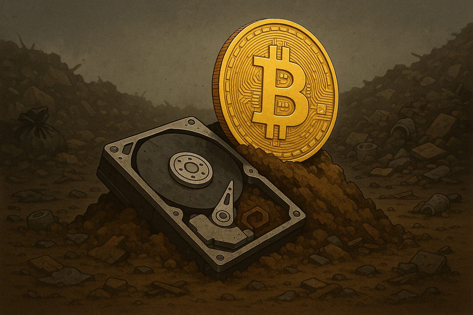 IT’er verloor per ongeluk 8.000 Bitcoins op vuilnisbelt
