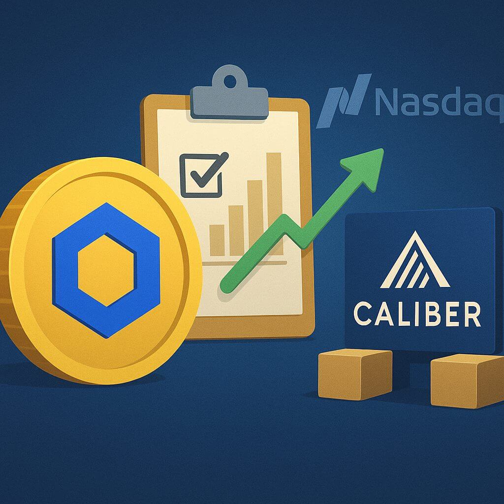 Caliber koopt LINK voor crypto treasury strategie