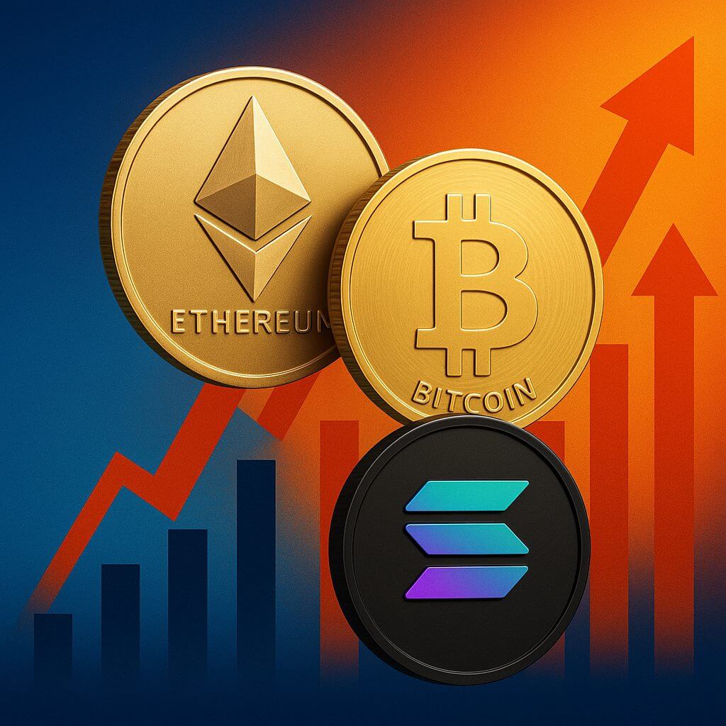 Instroom in crypto fondsen stijgt fors, Ethereum en Bitcoin domineren