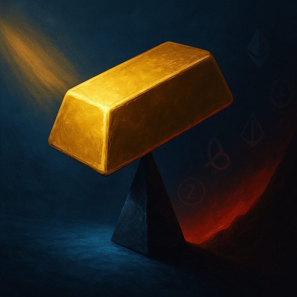 Correctie in goud kan nieuwe kansen bieden voor crypto