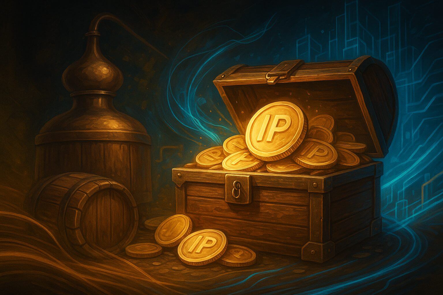 Heritage Distilling schakelt over op crypto met grote $IP deal
