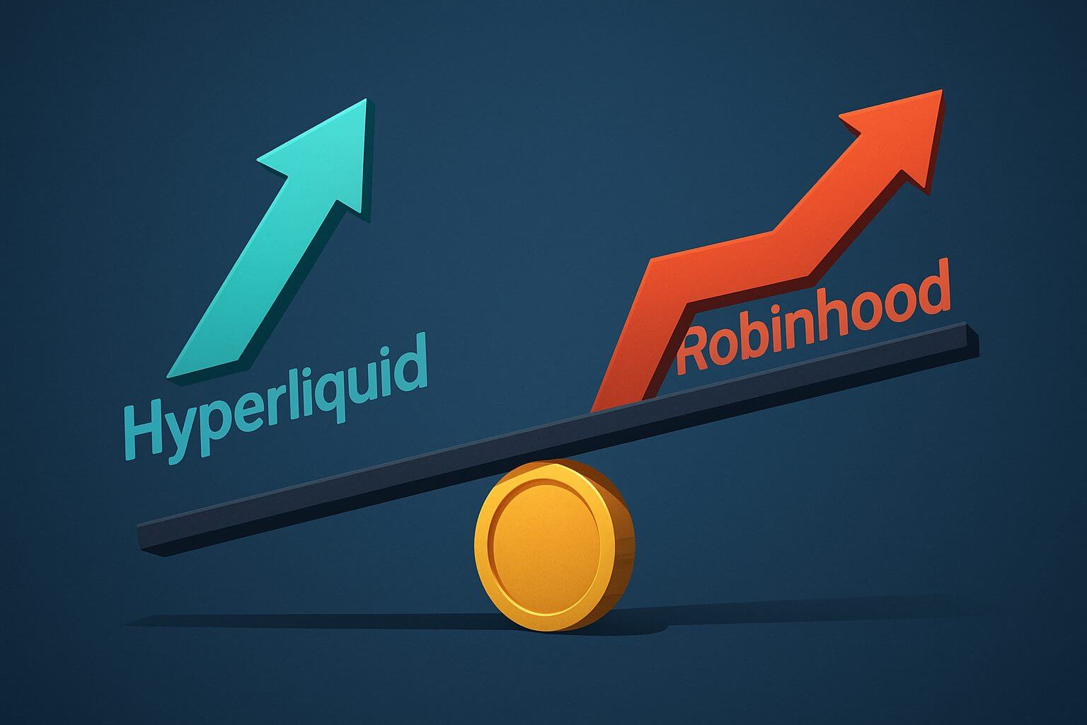 Hyperliquid laat Robinhood achter zich in crypto handelsvolume