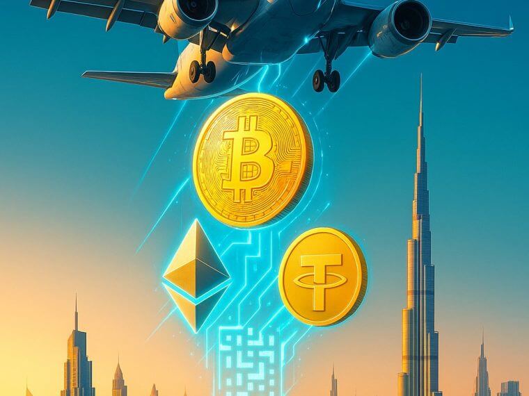 uae crypto flights
