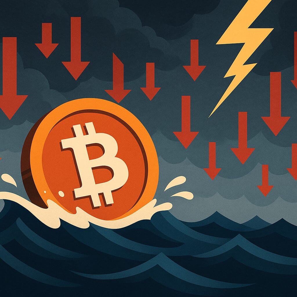 Crypto markt crasht onder $4 biljoen, liquidaties lopen op tot $975 miljoen