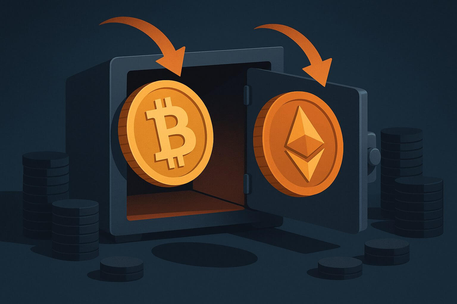 Beleggers trekken crypto terug: exchange reserves kelderen
