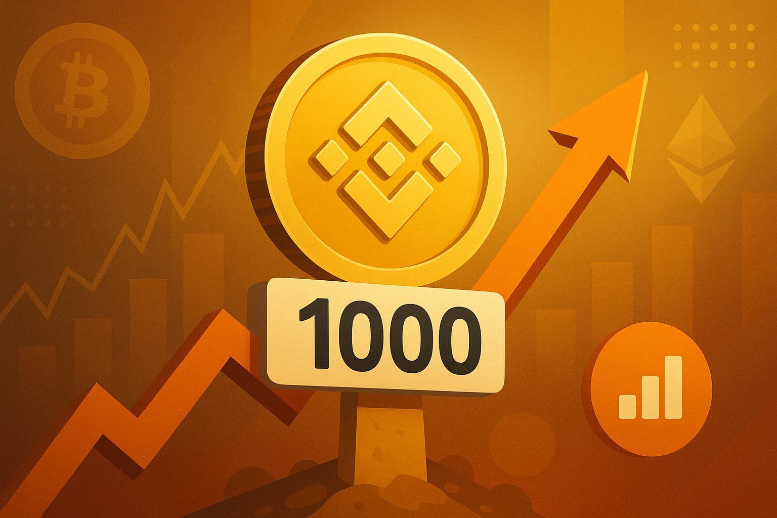 BNB knalt door de $1.000: Nieuwe all time high na Binance tweaks