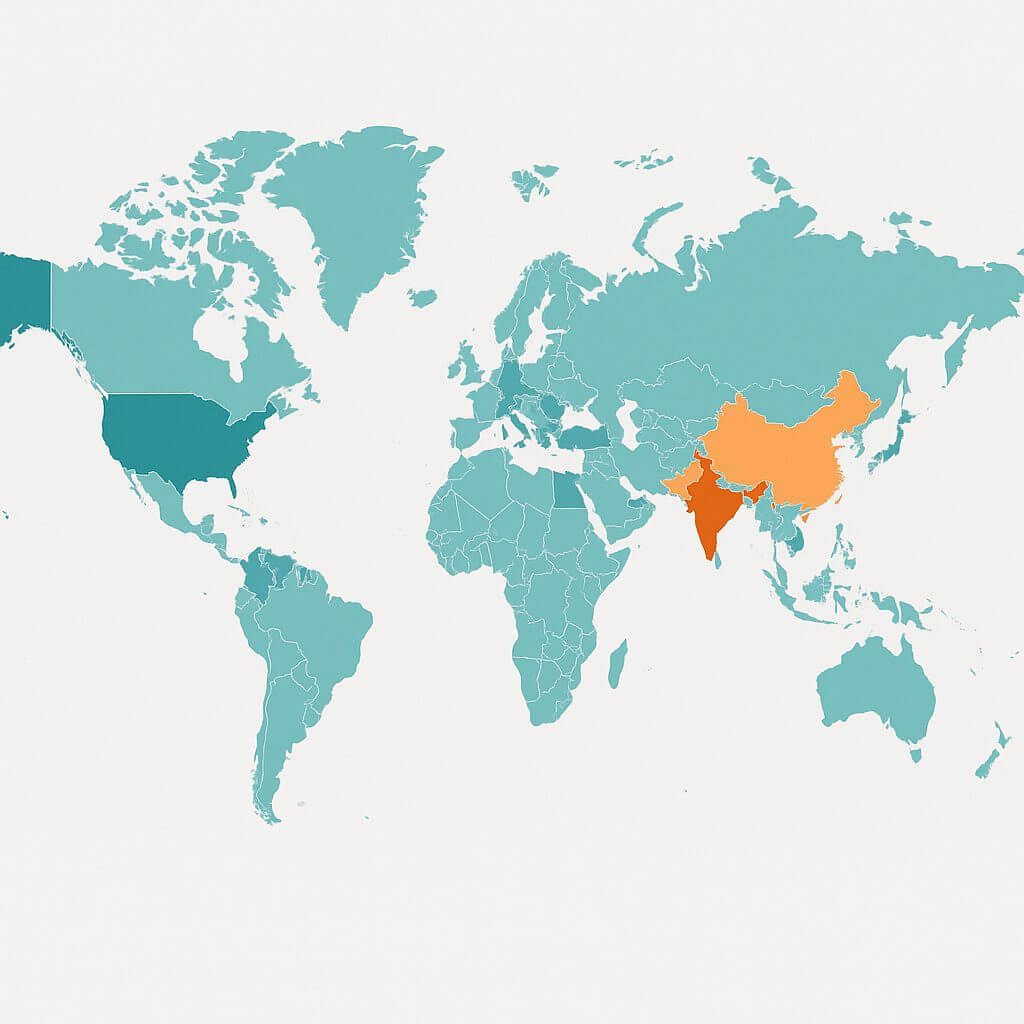 India en de VS nemen de leiding in wereldwijde crypto adoptie