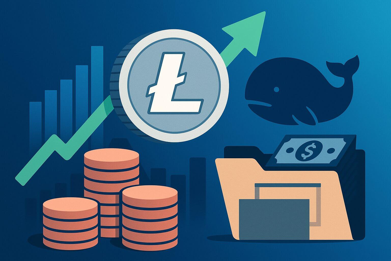 Litecoin stijgt met 4,3% door whale aankopen en ETF nieuws