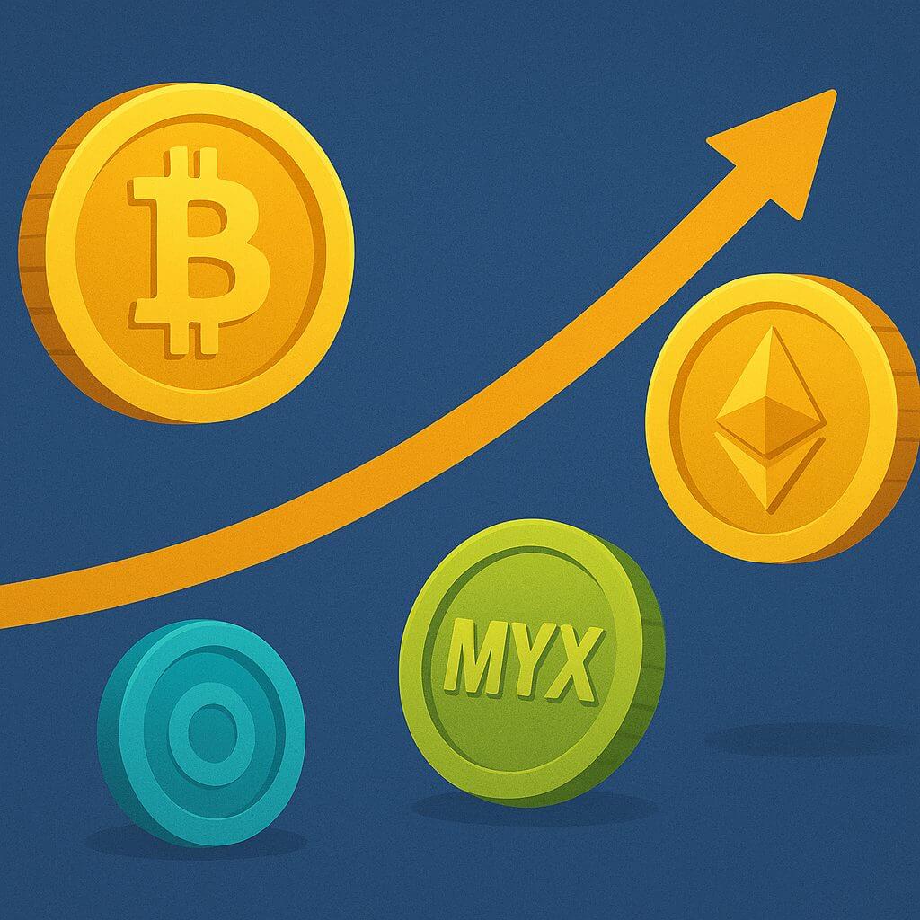 MYX en WLD schieten omhoog in crypto derivaten markt