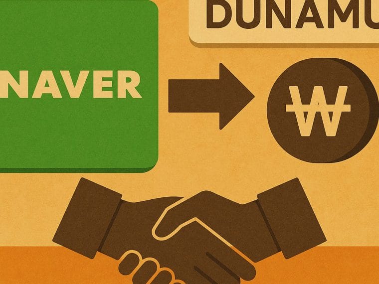 Naver neemt controle over Upbit en stapt vol in crypto