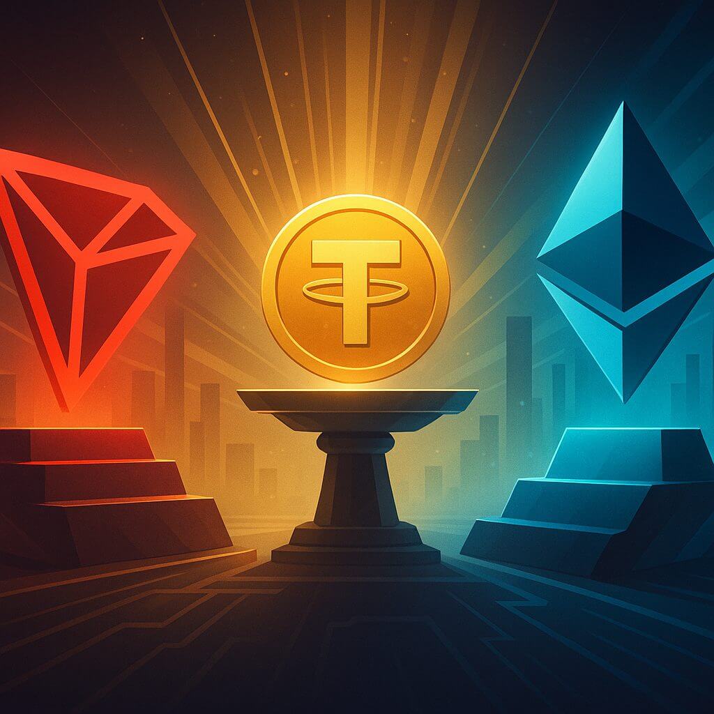 Tron blijft domineren: $687 miljard aan USDT transfers in augustus