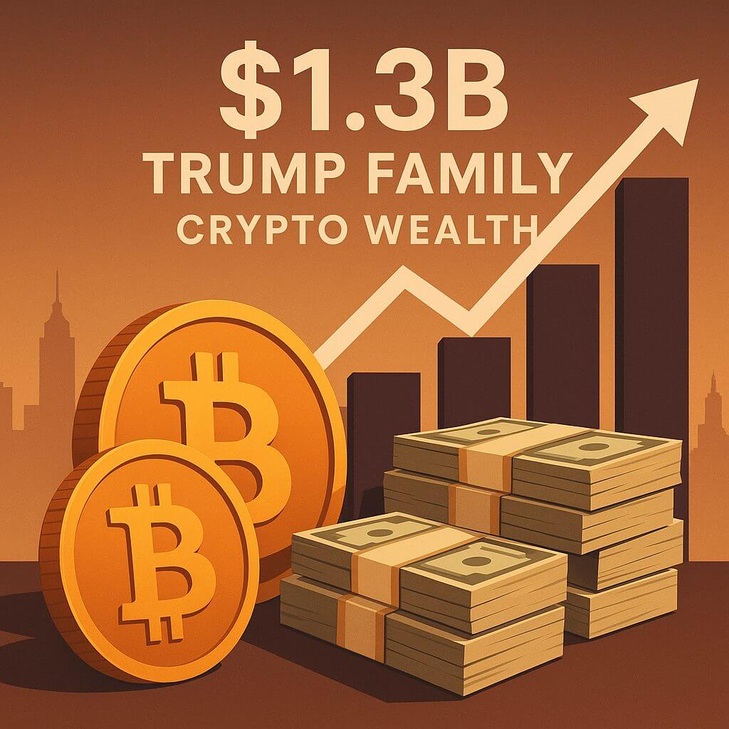Trump familie verdient $1,3 miljard met crypto in paar weken tijd