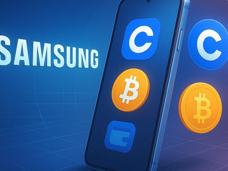 كوينبيس توسع نطاقها من خلال شراكة مع سامسونج