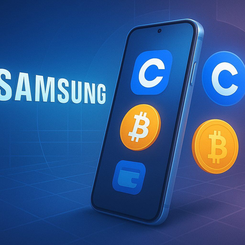 Coinbase breidt bereik uit via Samsung partnerschap