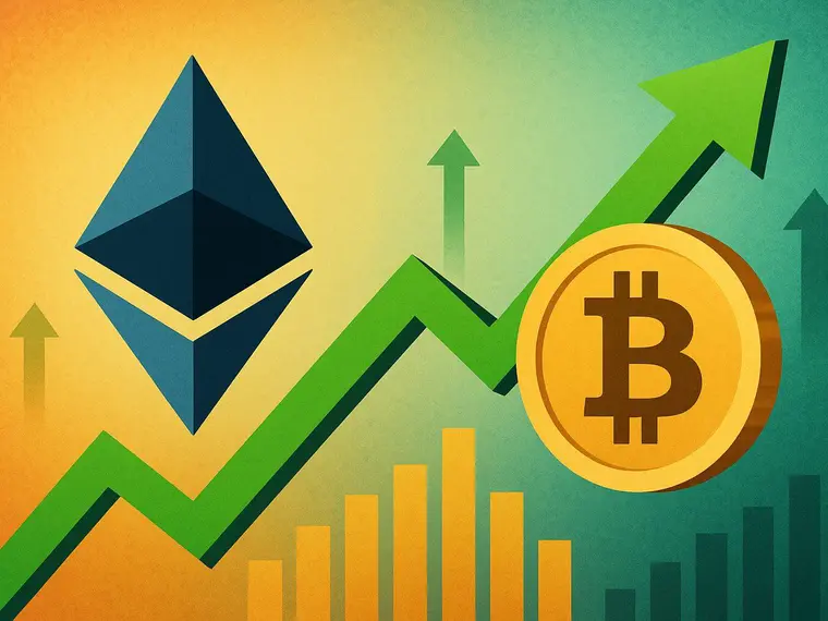 Ethereum koers door $4.400 terwijl Bitcoin richting $120K kruipt