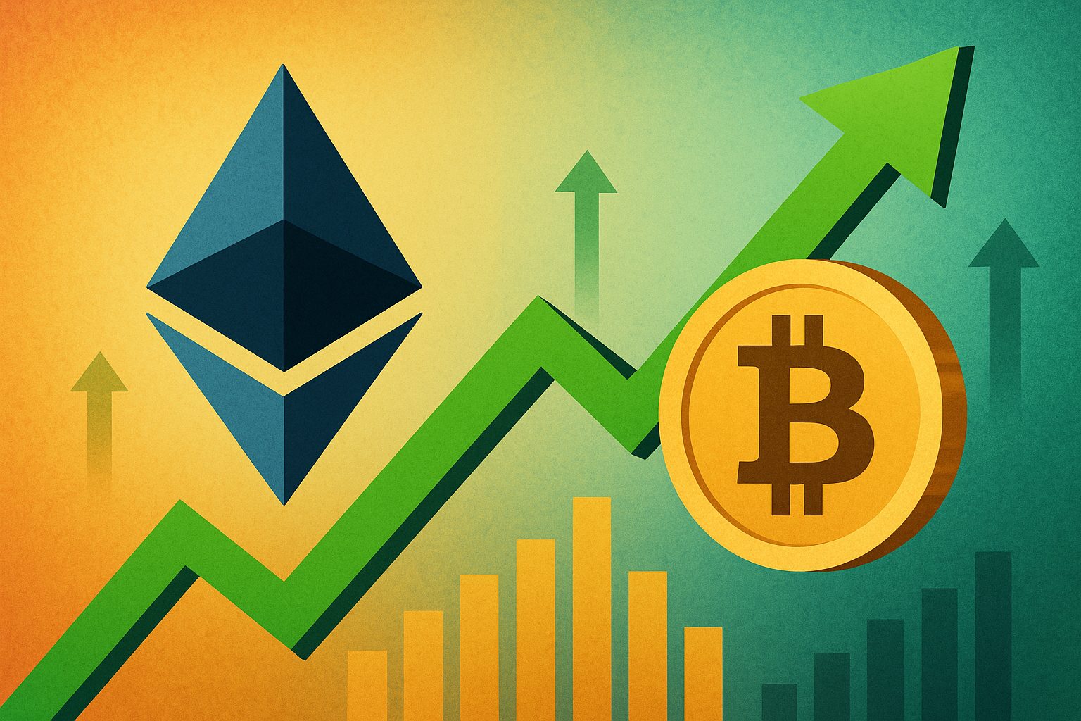 Ethereum koers door $4.400 terwijl Bitcoin richting $120K kruipt
